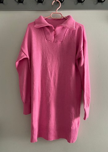 Trendyol & Milla Pembe Yakalı Örgü Kadın Triko