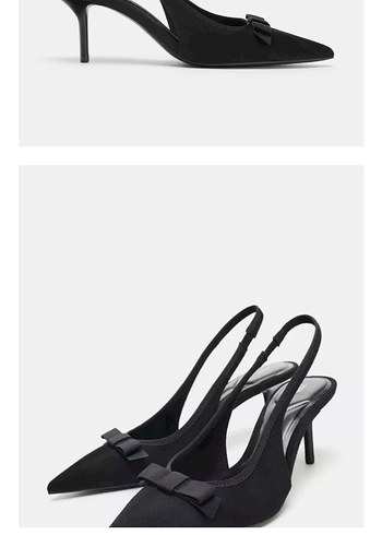 Kemerli Siyah Stiletto Kadın Ayakkabı