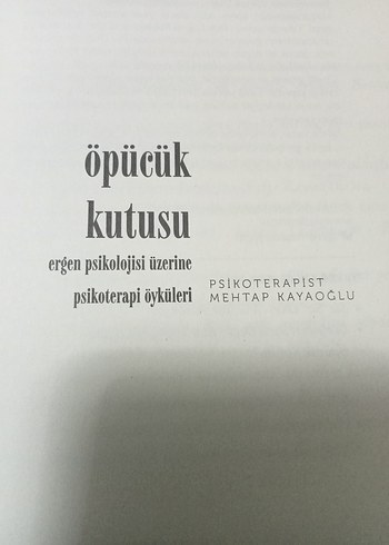 Öpücük Kutusu - Psikoterapi Öyküleri Kitabı - Görsel 2
