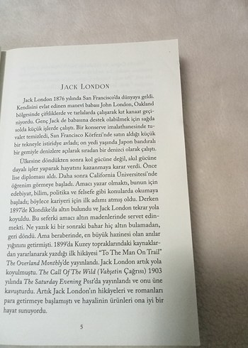 Jack London - Beyaz Diş Romanı - Görsel 3