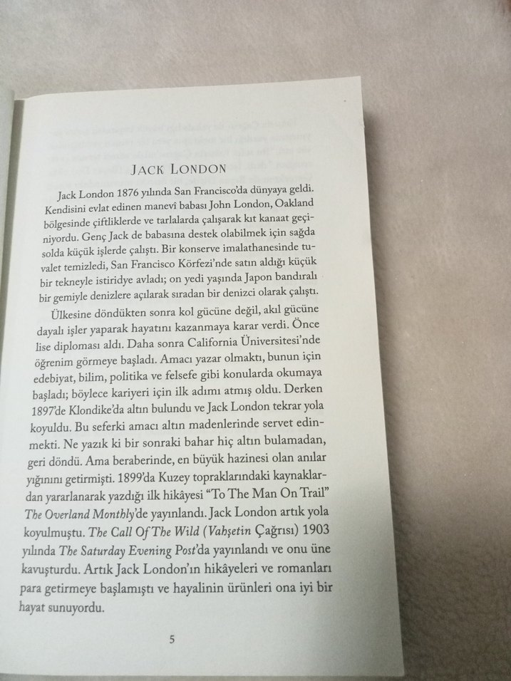 Jack London - Beyaz Diş Romanı - Görsel 3