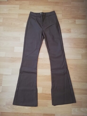Bershka deri pantolon
