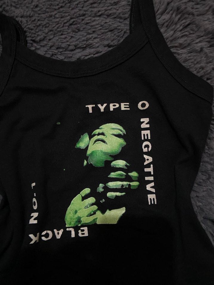 type o negative askılı üst - Görsel 2