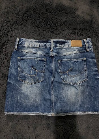 vintage mini kot etek - Görsel 3