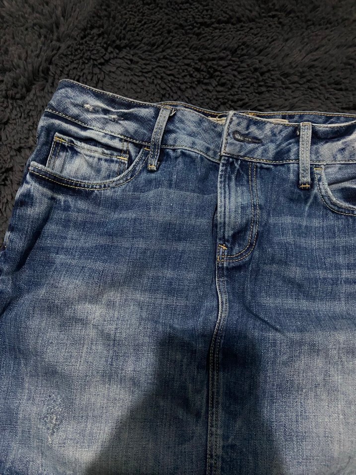 vintage mini kot etek - Görsel 2