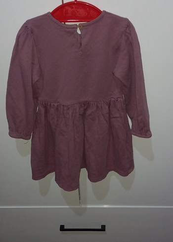 Kız Çocuk Uzun Kollu Fırfırlı Elbise - Görsel 2