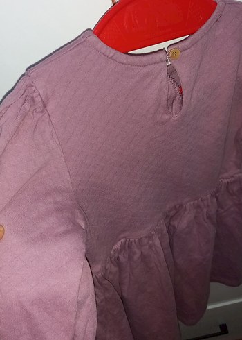 Kız Çocuk Uzun Kollu Fırfırlı Elbise - Görsel 5