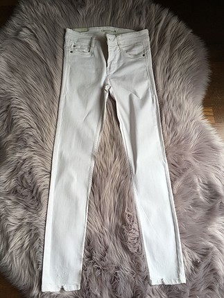 Zara beyaz skinny jean