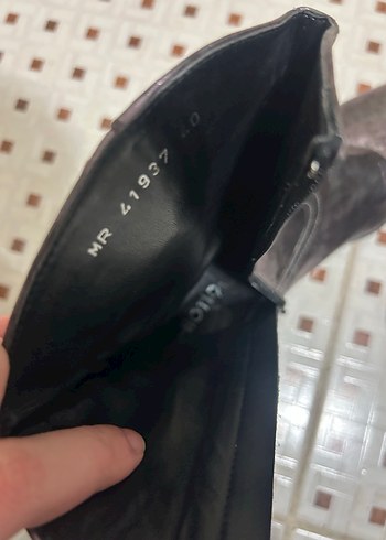 Kahverengi Yılan Desenli Kadın Deri Bot - Görsel 5