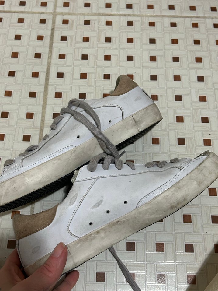 Beyaz Kadın Sneaker - Yılan Desenli, Bağcıklı - Görsel 5