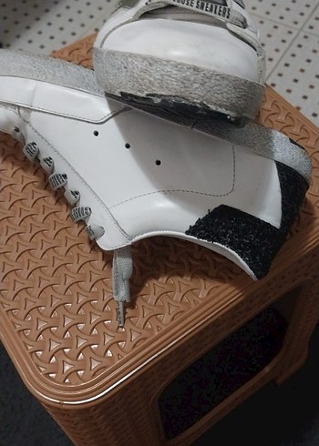 Gri Yılan Desenli Beyaz Kadın Spor Ayakkabı - Görsel 11