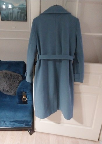 Mavi Kemerli Uzun Kaban - Görsel 5