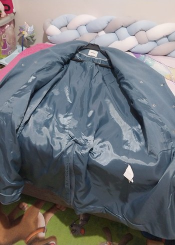 Mavi Kemerli Uzun Kaban - Görsel 7