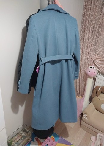 Mavi Kemerli Uzun Kaban - Görsel 2