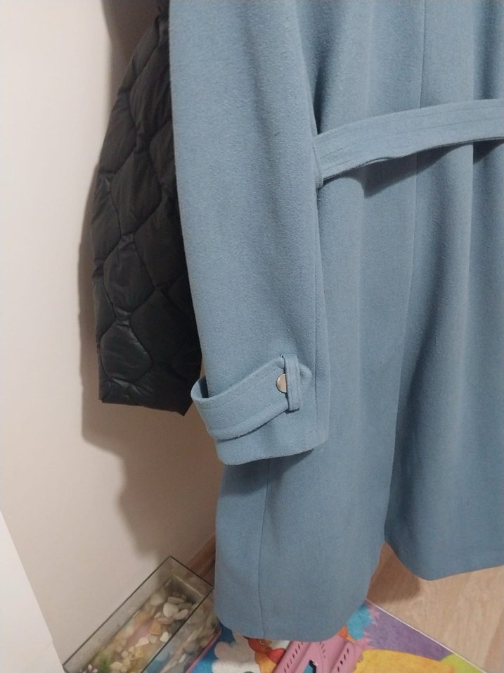 Mavi Kemerli Uzun Kaban - Görsel 4