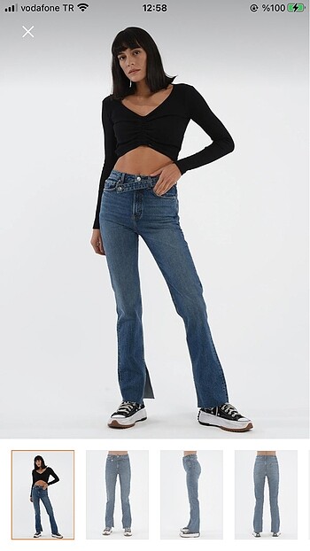 Cross straight jean