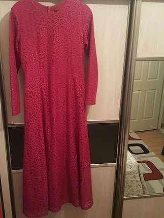 Etek ve fuşya abiye
