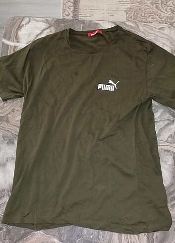 m Beden haki Renk Puma üniseks Tshirt