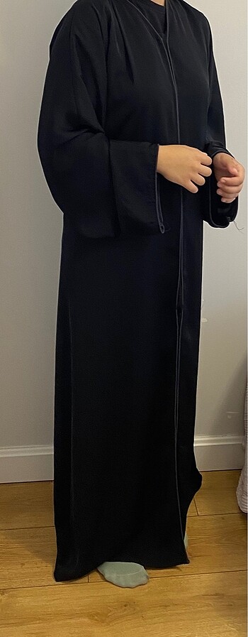 Diğer Dubai Kumaş Hubab Mahi Abaya