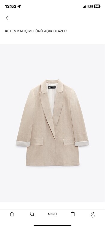 Zara keten blazer