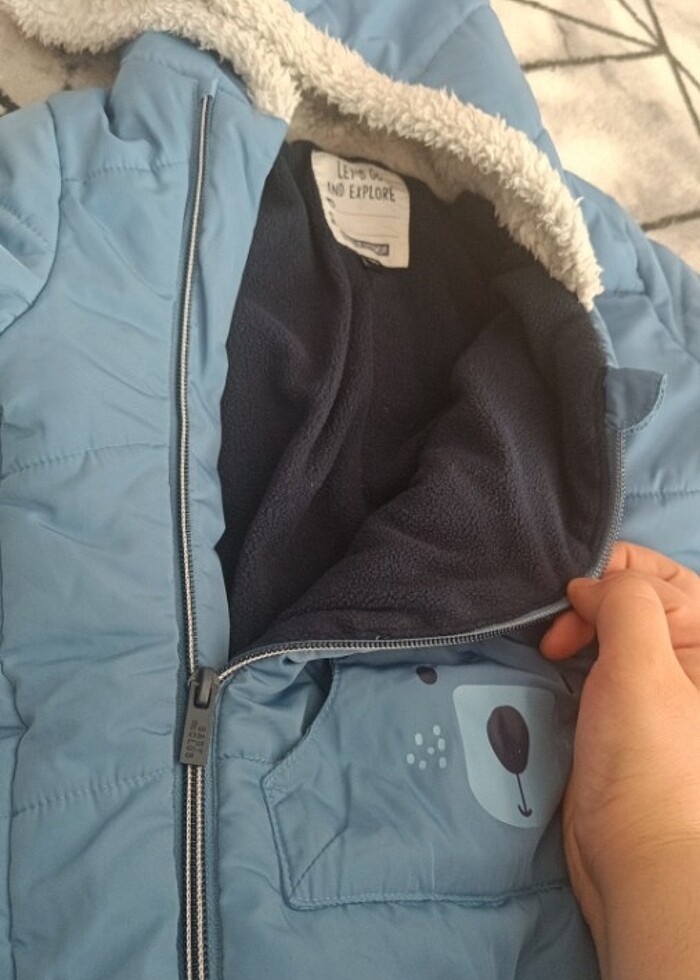 Temiz kullanılmış kışlık tulum içerisi polarli  - Görsel 2