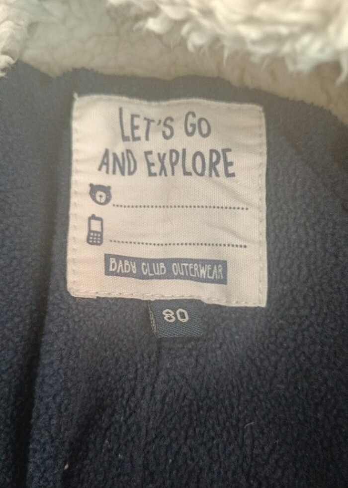 Temiz kullanılmış kışlık tulum içerisi polarli  - Görsel 3