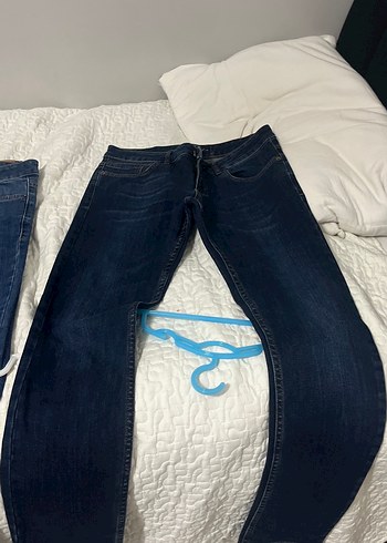 Erkek Lacivert  Kot Pantolon - Görsel 2