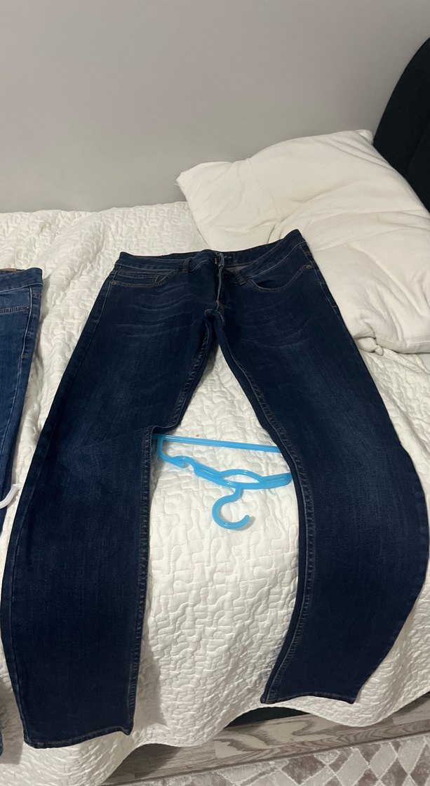 Erkek Lacivert  Kot Pantolon - Görsel 2