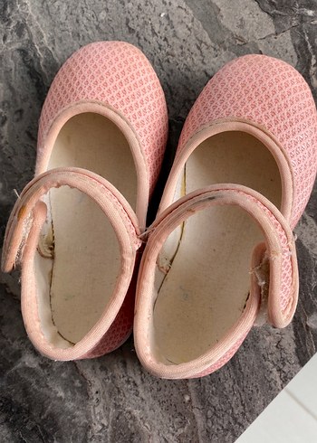 Kız Çocuk Pembe Tokalı Babet Ayakkabı - Görsel 4