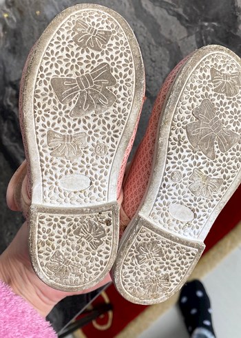 Kız Çocuk Pembe Tokalı Babet Ayakkabı - Görsel 3