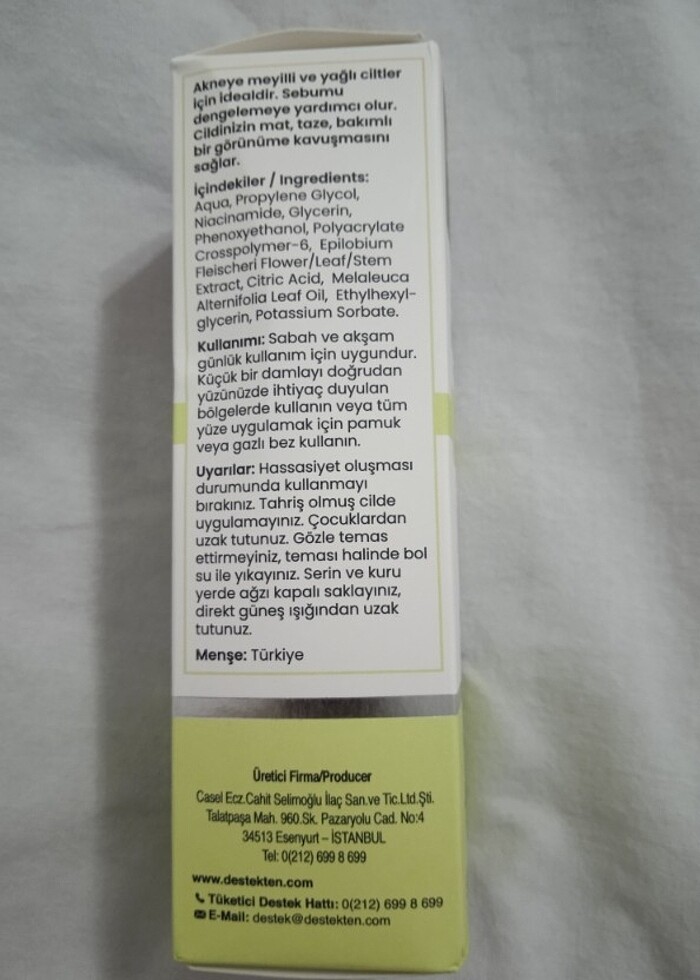 Dermoten akne karşıtı serum - Görsel 2