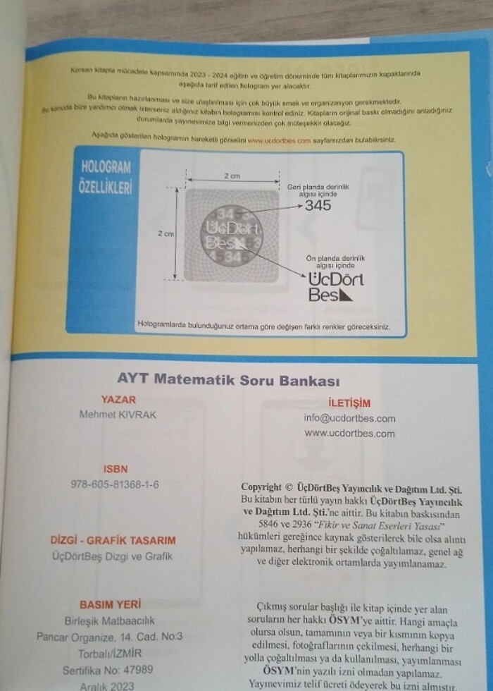 Ayt matematik soru bankası - Görsel 2