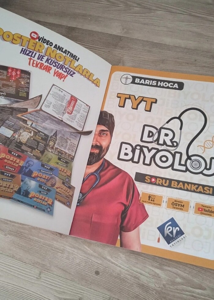 Dr.Biyoloji tyt soru bankası - Görsel 2