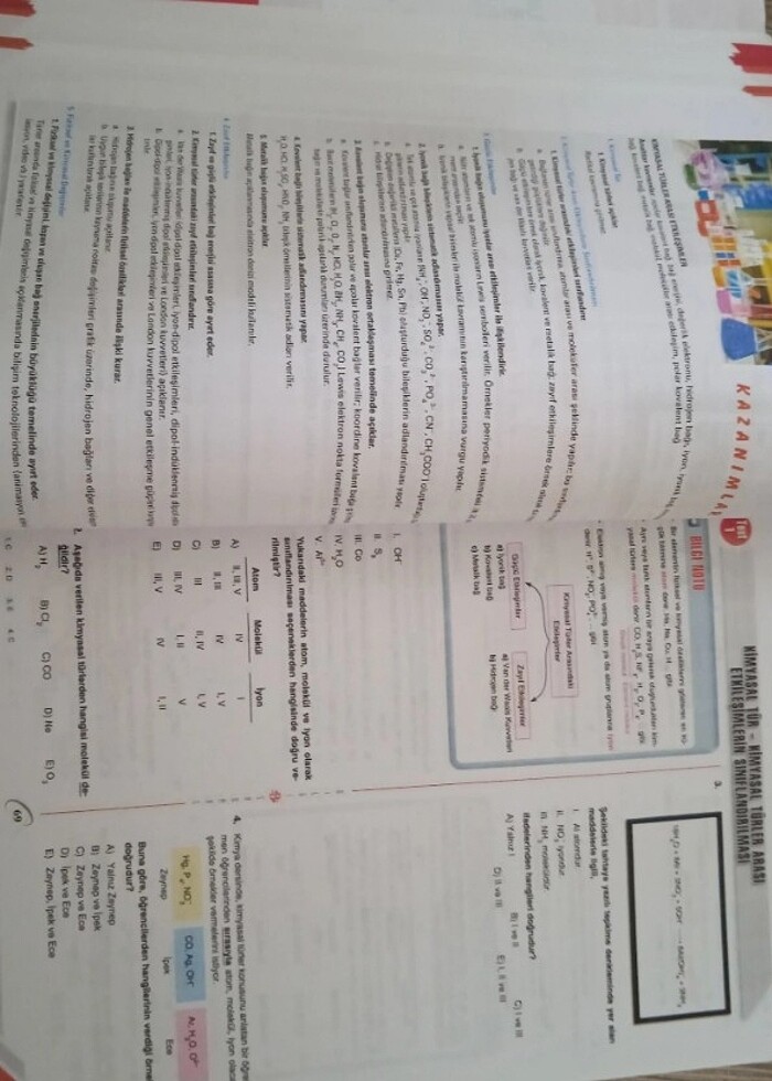 Bilgi sarmal tyt kimya soru bankası  - Görsel 2