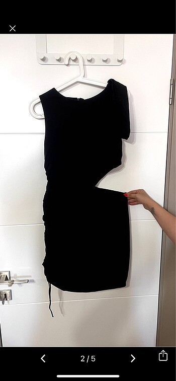 Zara Zara pencere detaylı elbise