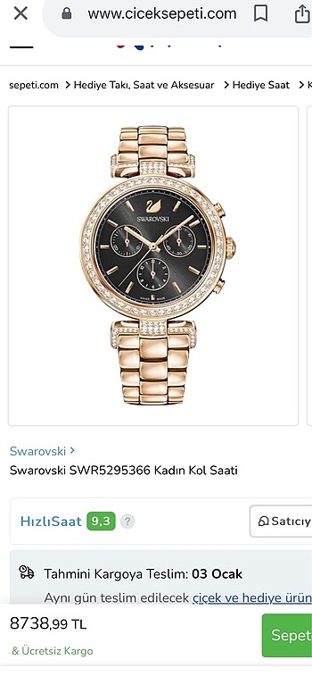 Swarovski saat