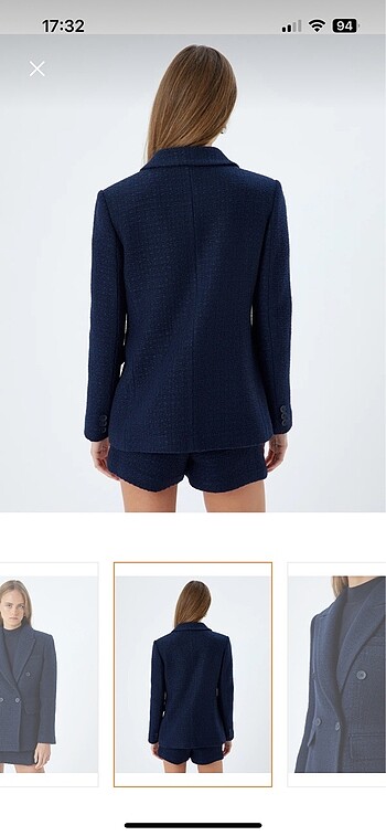 m Beden Koton blazer ceket