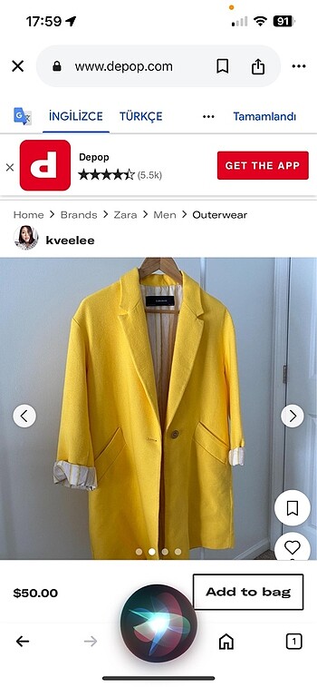 Zara blazer ceket