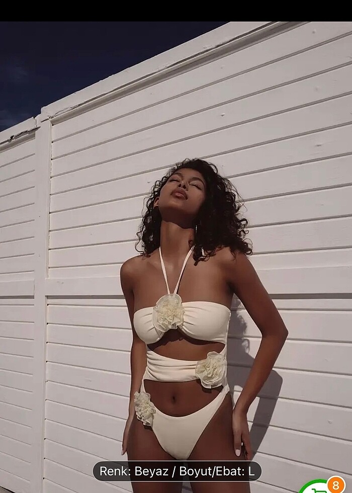 Çiçekli Mayokini - Görsel 2