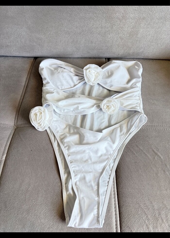 Çiçekli Mayokini - Görsel 3