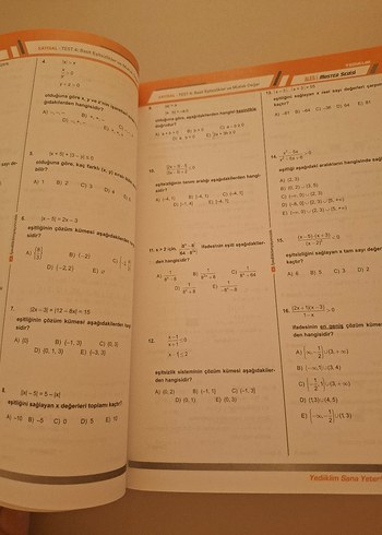 2022 ALES Sayısal/Sözel Yetenek Soru Bankası yediiklim - Görsel 8