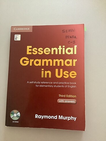  Cambridge essential grammer in use baslangıc seviye ingilizce ki