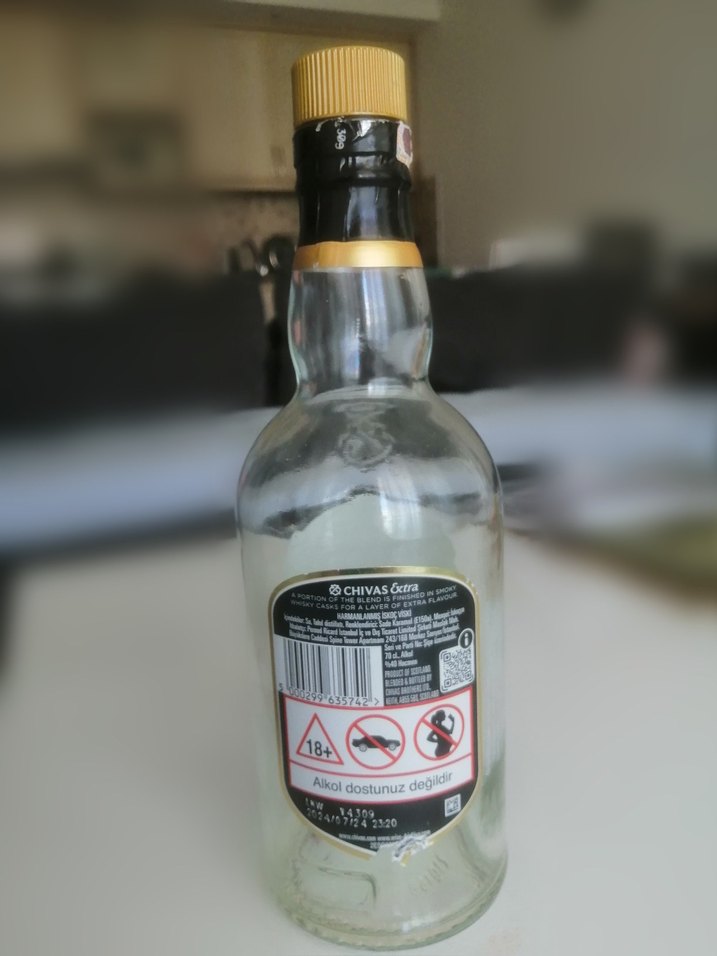 Chivas Regal 2 adet boş şişe - Görsel 5