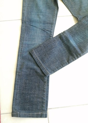 Kadın Lacivert  Kot Pantolon - Görsel 3