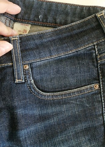 Kadın Lacivert  Kot Pantolon - Görsel 2