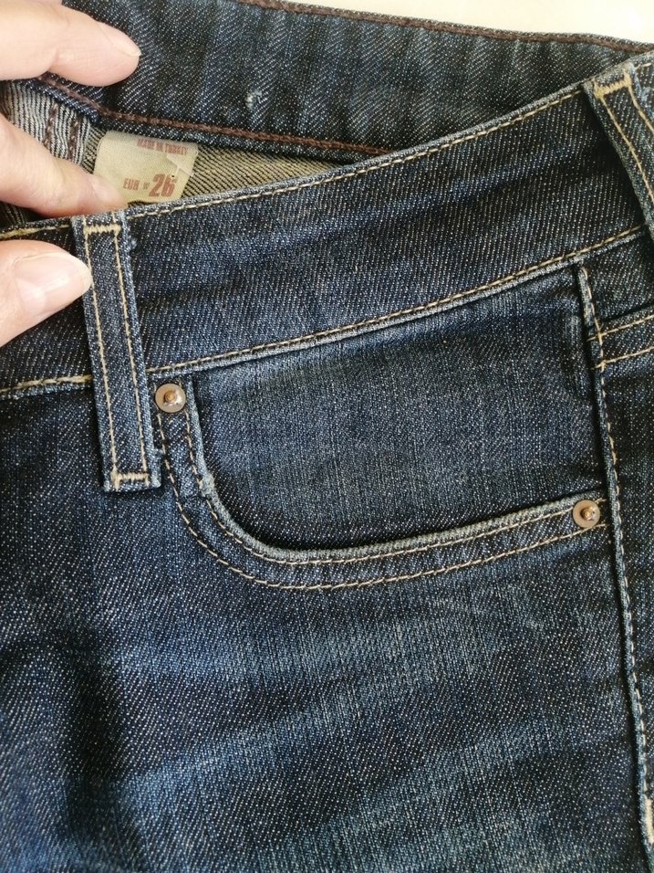 Kadın Lacivert  Kot Pantolon - Görsel 2