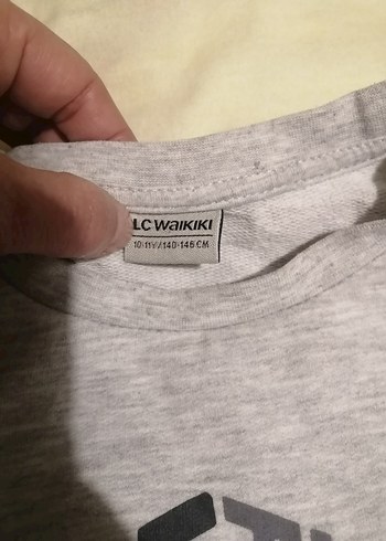 Erkek Çocuk Gri ve Sarı Baskılı Sweatshirt - Görsel 8