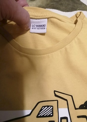 Erkek Çocuk Gri ve Sarı Baskılı Sweatshirt - Görsel 3