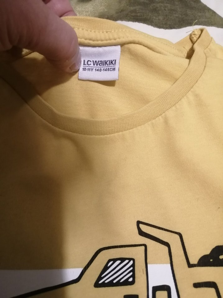 Erkek Çocuk Gri ve Sarı Baskılı Sweatshirt - Görsel 3