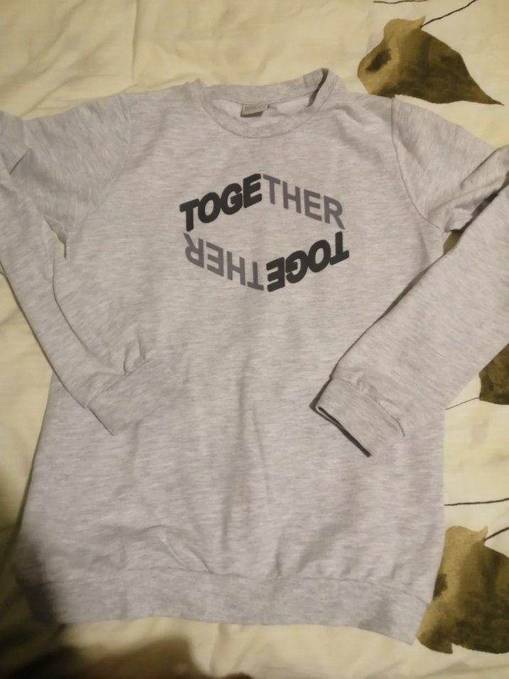 Erkek Çocuk Gri ve Sarı Baskılı Sweatshirt - Görsel 5